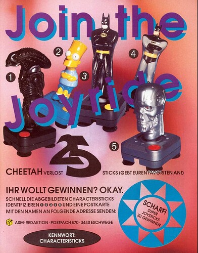 joysticks
